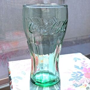 Anchor Hocking Coca-Cola Contour Glass 16 oz Tumbler Georgia Green